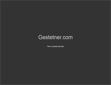 Tablet Screenshot of gestetner.com